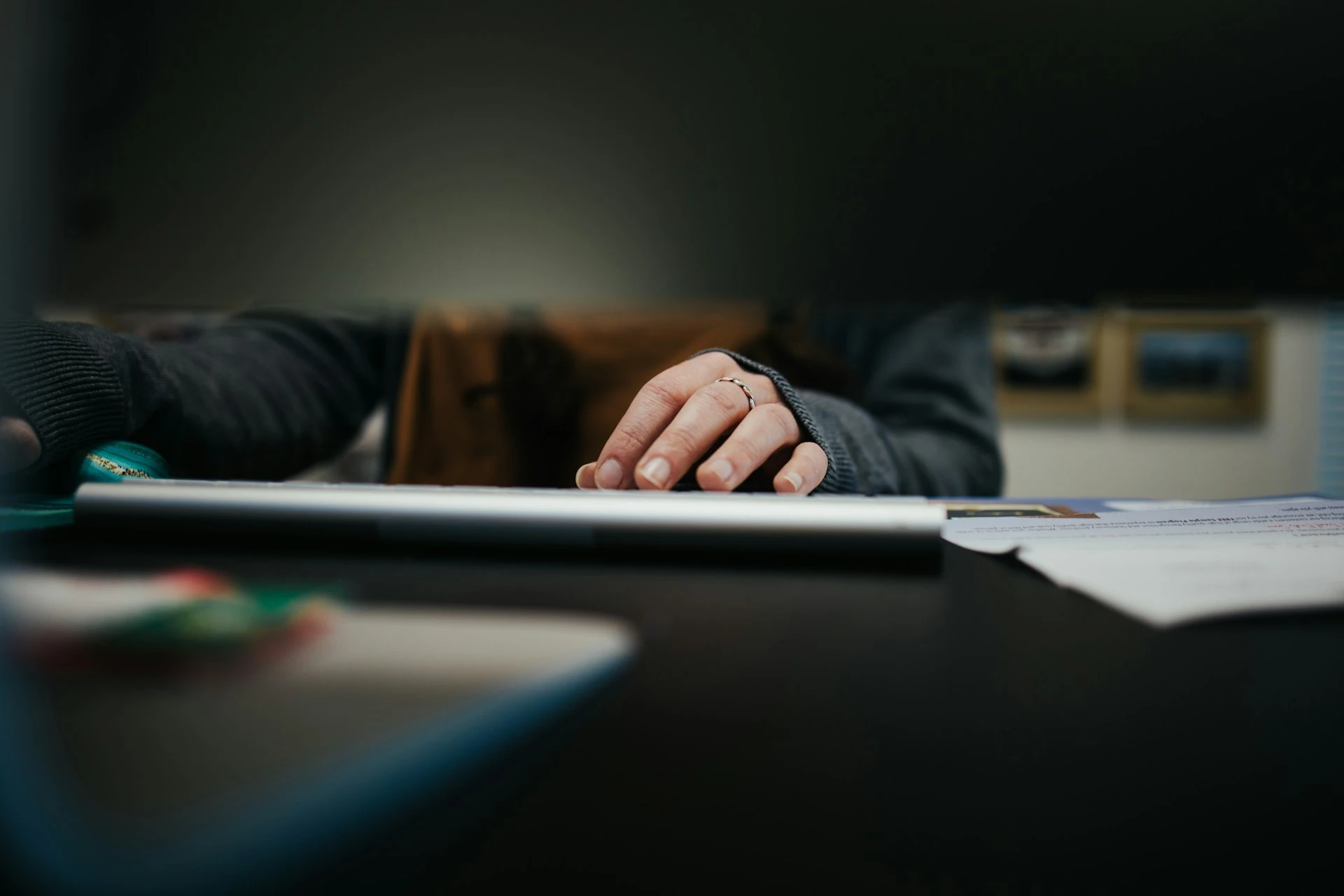Professional PDF and scanned document editing services workspace