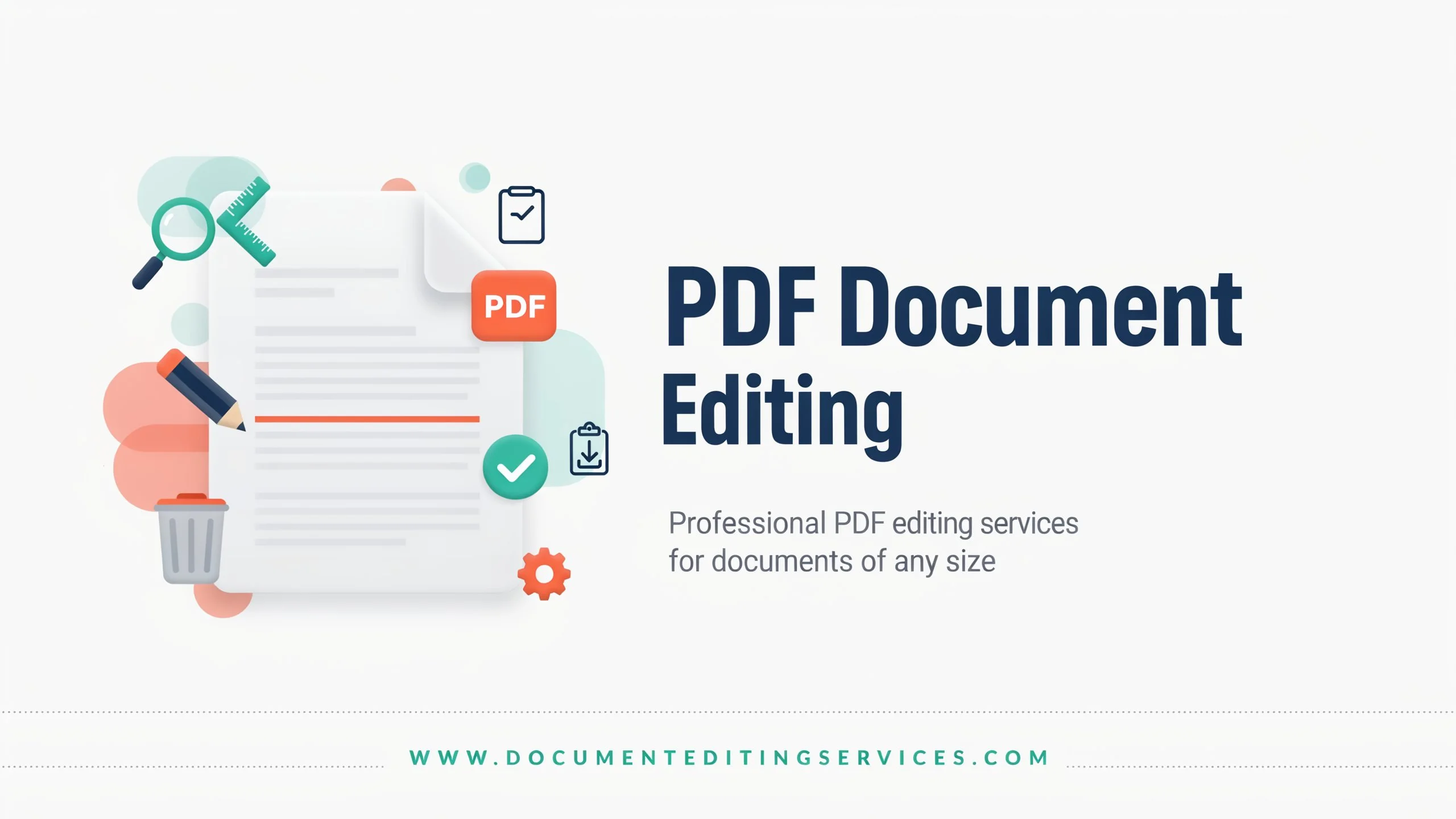 Edit existing PDF documents with professional attention to text, layout, images, formatting and other required elements.