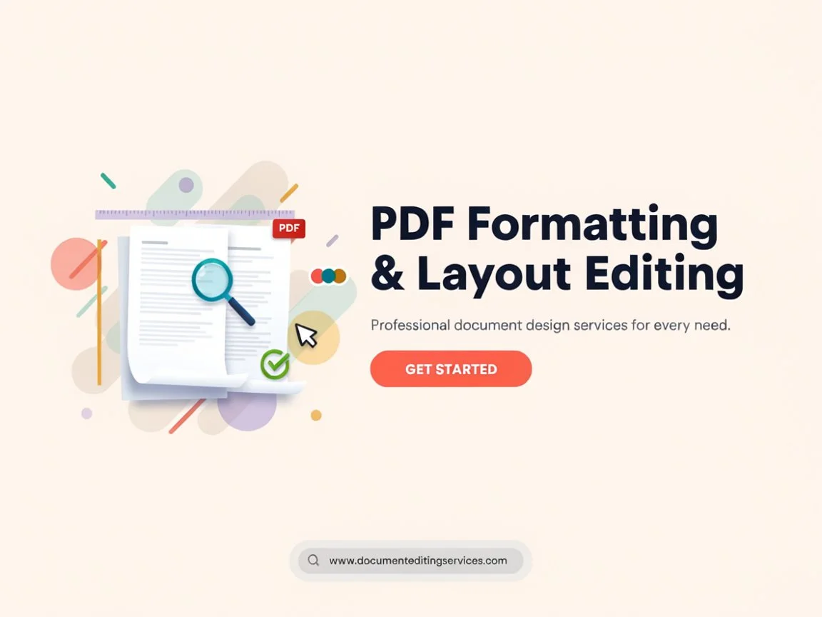 A poorly formatted PDF can make important information difficult to read. We help improve document presentation through careful formatting and layout adjustments.