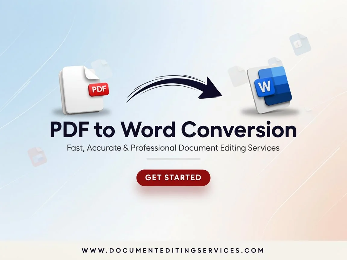 Need to edit a PDF in Microsoft Word or another compatible word processor? We can help convert suitable PDF documents into editable Word files while preserving the original structure as closely as possible.
